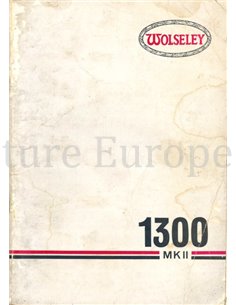 1969 WOLSELEY 1300 MKII INSTRUCTIEBOEKJE ENGELS