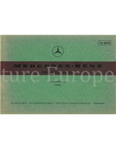 1964 MERCEDES BENZ 190 c | 190 Dc PARTS CATALOG MULTI