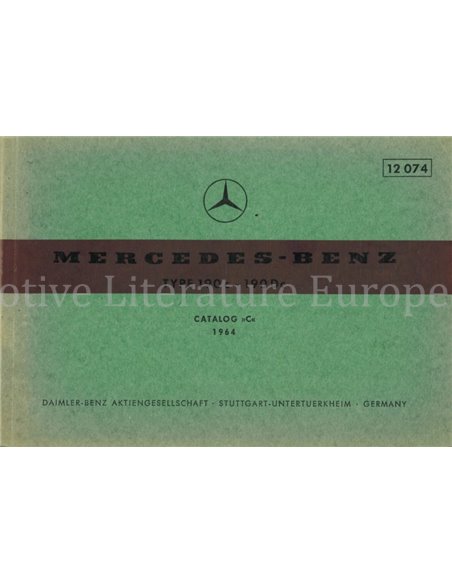 1964 MERCEDES BENZ 190 c | 190 TEILE KATALOG MULTI