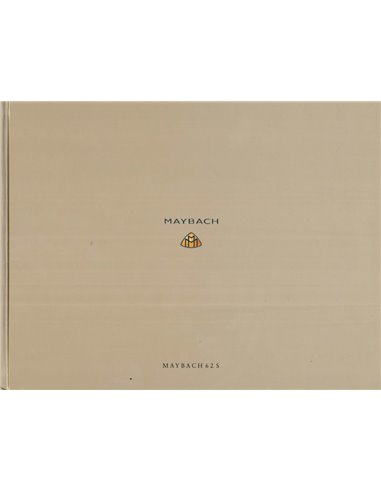 2006 MAYBACH 62 S HARDCOVER PROSPEKT ENGLISH
