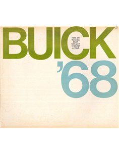 1968 BUICK PROGRAMMA PROSPEKT ENGLISCH (USA)