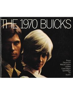 1970 BUICK PROGRAMMA PROSPEKT ENGLISCH (USA)