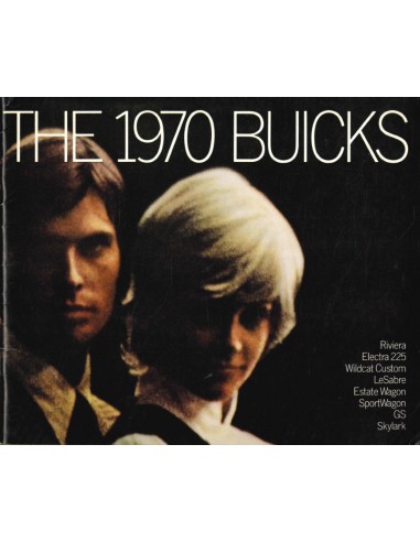 1970 BUICK PROGRAMMA BROCHURE ENGELS (USA)