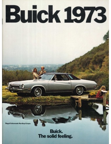 1973 BUICK PROGRAMMA BROCHURE ENGELS (USA)