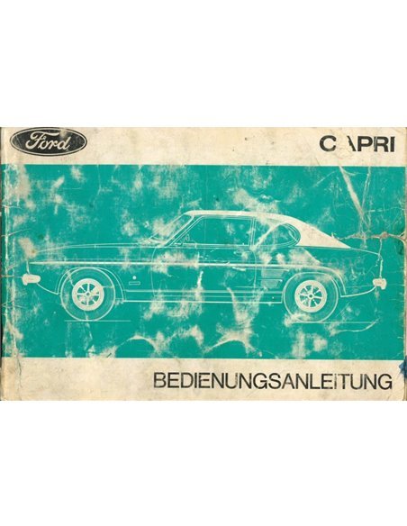 1971 FORD CAPRI BETRIEBSANLEITUNG DEUTSCH