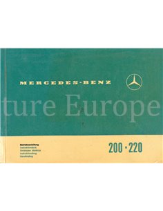 1970 MERCEDES BENZ 200/8 | 220/8 INSTRUCTIEBOEKJE MULTI