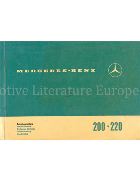 1970 MERCEDES BENZ 200/8 | 220/8 BETRIEBSANLEITUNG MULTI