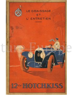 1926 HOTCHKISS 12CV INSTRUCTIEBOEKJE FRANS