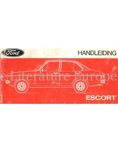 1975 FORD ESCORT INSTRUCTIEBOEKJE NEDERLANDS