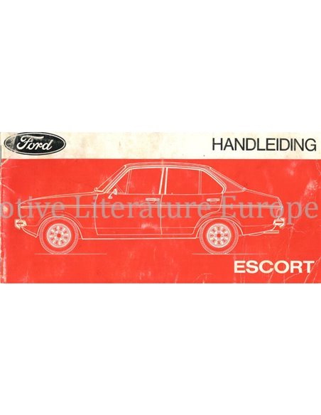 1975 FORD ESCORT INSTRUCTIEBOEKJE NEDERLANDS