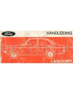 1975 FORD ESCORT INSTRUCTIEBOEKJE NEDERLANDS