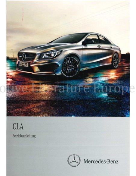 2013 MERCEDES BENZ CLA INSTRUCTIEBOEKJE DUITS