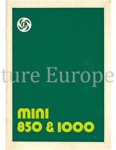 1976 MINI 850 | 1000 BETRIEBSANLEITUNG NIEDERLÄNDISCH