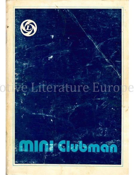 1977 MINI CLUBMAN OWNERS MANUAL DUTCH