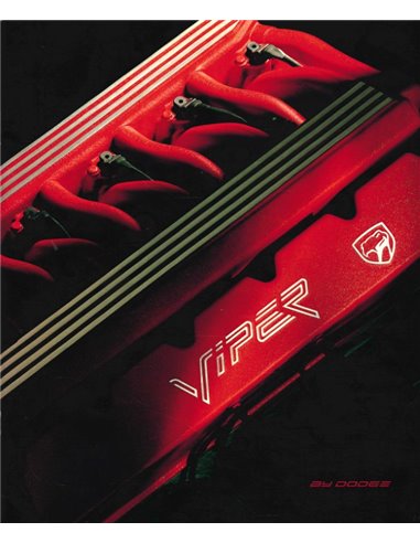 1992 DODGE VIPER PROSPEKT ENGLISCH (USA)