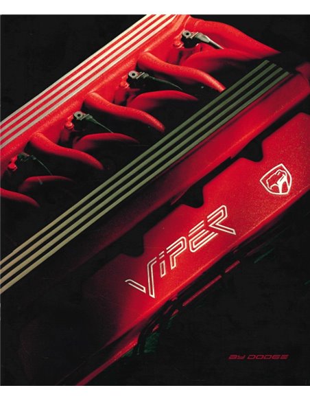 1992 DODGE VIPER PROSPEKT ENGLISCH (USA)