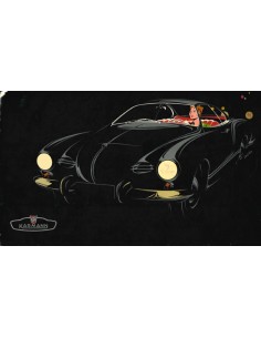 1956 VOLKSWAGEN KARMANN GHIA BROCHURE DUITS