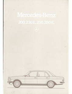 1983 MERCEDES BENZ E KLASSE BROCHURE DUITS