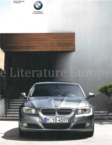 2008 BMW 3 SERIEN BETRIEBSANLEITUNG ENGLISCH