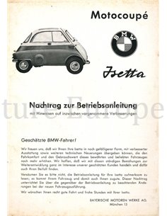 1956 BMW ISETTA BETRIEBSANLEITUNG  2