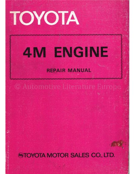1977 TOYOTA ENGINE WORKSHOP MANUAL ENGLISH
