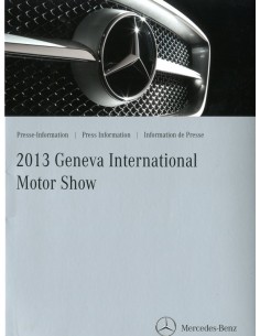 2013 MERCEDES BENZ GENEVE PROGRAMMA PERSMAP ENGELS