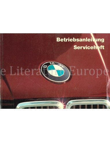 1985 BMW 3ER BETRIEBSANLEITUNG DEUTSCH