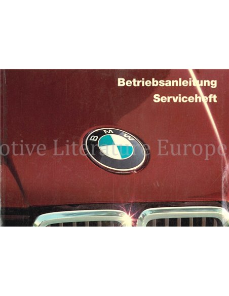 1985 BMW 3 SERIE INSTRUCTIEBOEKJE DUITS