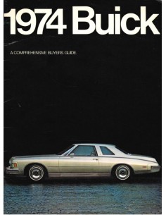 1974 BUICK PROGRAMM PROSPEKT ENGLISCH (USA)