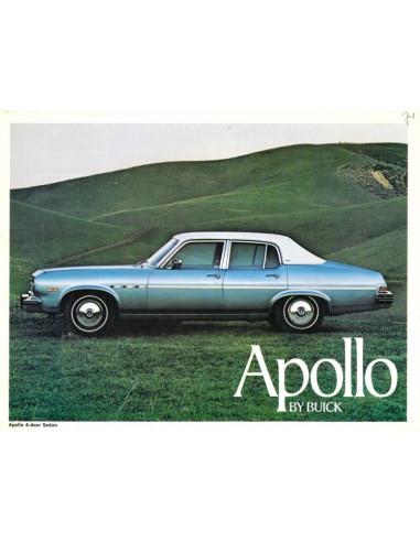 1973 BUICK APOLLO DATENBLATT ENGLISCH (USA)
