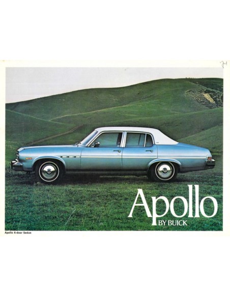 1973 BUICK APOLLO DATENBLATT ENGLISCH (USA)