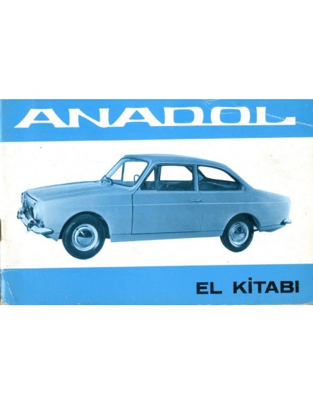 1966 ANADOL EL KITABI INSTRUCTIEBOEKJE TURKS