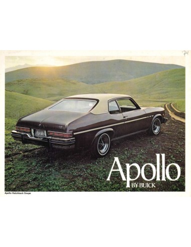 1973 BUICK APOLLO DATENBLATT ENGLISCH (USA)