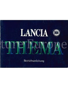 1985 LANCIA THEMA BETRIEBSANLEITUNG DEUTSCH