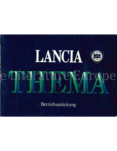 1985 LANCIA THEMA BETRIEBSANLEITUNG DEUTSCH