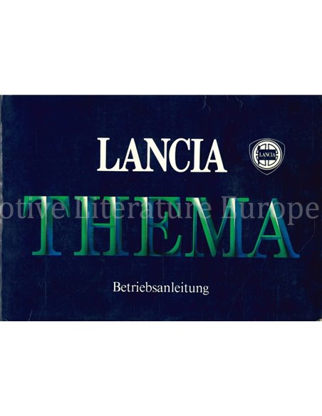 1985 LANCIA THEMA BETRIEBSANLEITUNG DEUTSCH