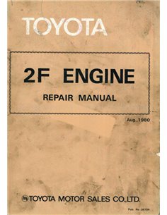 1980 TOYOTA LAND CRUISER | HEAVY DUTY TRUCK ENGINE WORKSHOP MANUAL ENGLISH