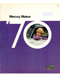 1970 MERCURY METEOR BROCHURE ENGLISH (US)