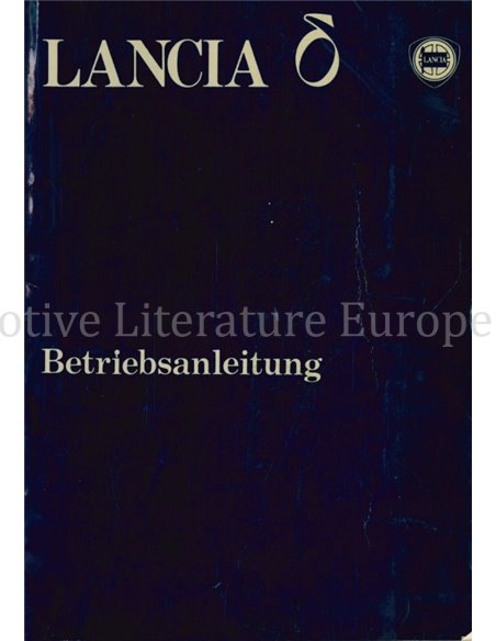 1980 LANCIA DELTA INSTRUCTIEBOEKJE DUITS