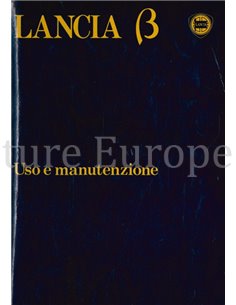 1979 LANCIA BETA OWNERS MANUAL ITALIAN