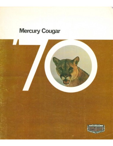 1970 MERCURY COUGAR BROCHURE ENGELS (USA)