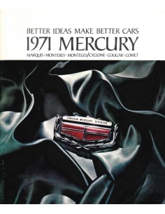 1971 MERCURY PROGRAMMA BROCHURE ENGELS (USA)