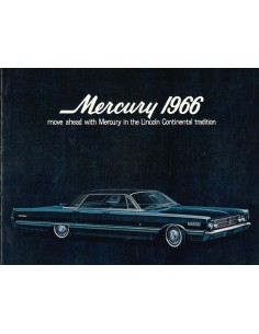 1966 MERCURY PROGRAMMA BROCHURE ENGELS (USA)