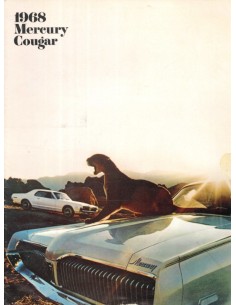 1968 MERCURY COUGAR BROCHURE ENGLISH (US)