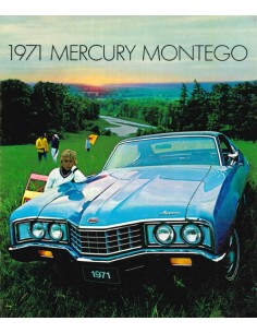 1971 MERCURY MONTEGO BROCHURE ENGLISH 