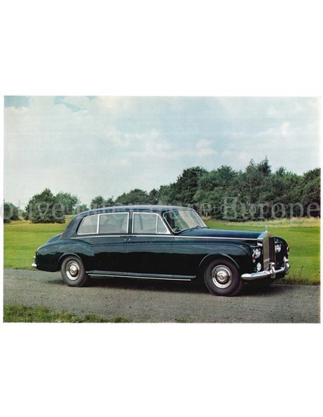 1968 ROLLS ROYCE | BENTLEY RANGE BROCHURE FRANS