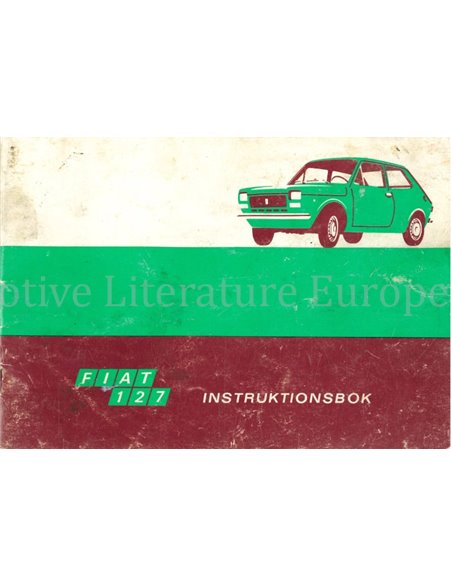 1974 FIAT 127 BETRIEBSANLEITUNG DÄNISCH