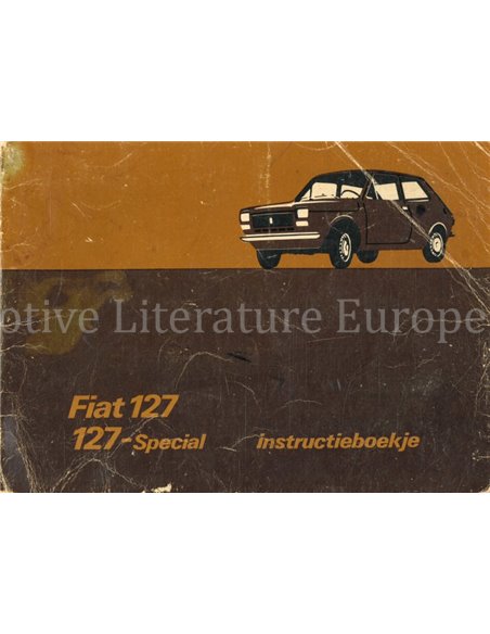 1976 FIAT 127 | 127 SPECIAL INSTRUCTIEBOEKJE NEDERLANDS