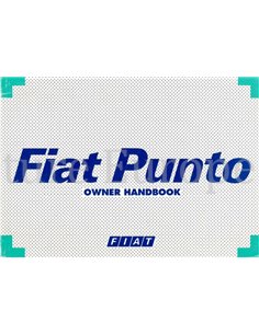 1995 FIAT PUNTO BETRIEBSANLEITUNG ENGLISCH