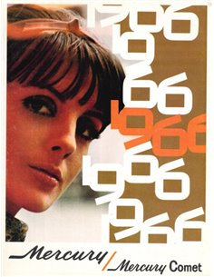 1966 MERCURY & MERCURY COMET BROCHURE ENGLISH (US)